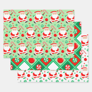 Papel de envolvimiento de regalo de vacaciones de 