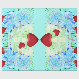 Papel de envolvimiento de regalo para el club feme