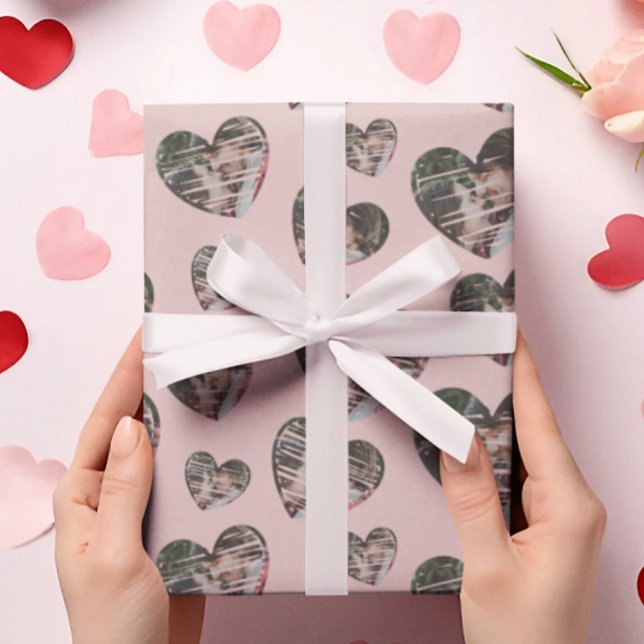 Papel de envolvimiento de regalo rosa para foto ro (Subido por el creador)