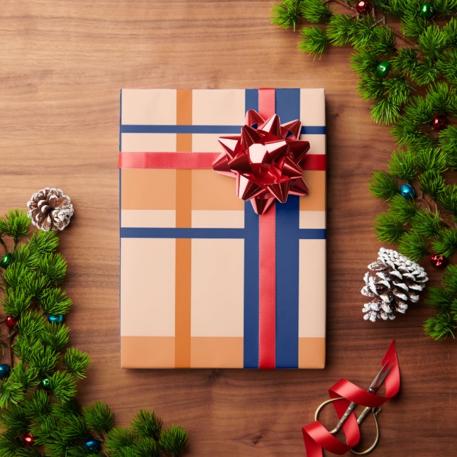 Papel de envolvimiento de relleno de búfalo naranj (Regalo de vacaciones)