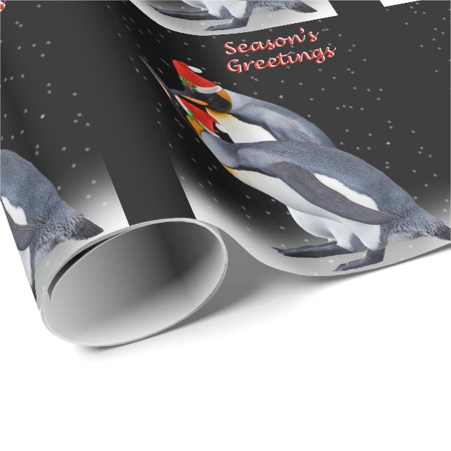 Papel de envolvimiento de reyes navidades (Esquina del rollo)