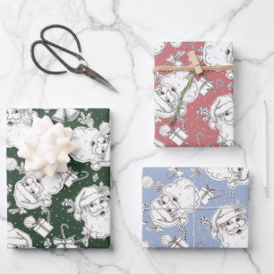 Papel de envolvimiento de Santa Vieja