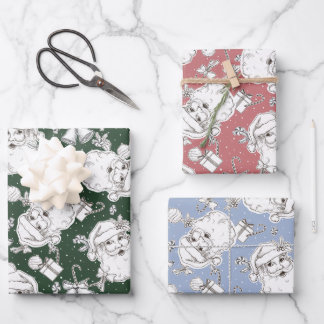 Papel de envolvimiento de Santa Vieja