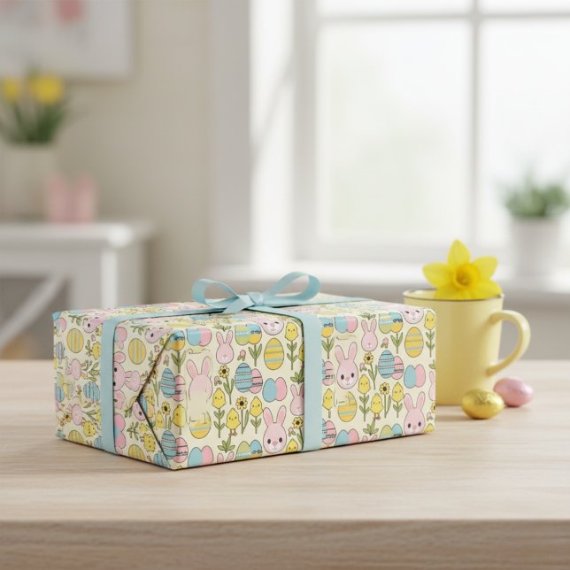 Papel de envolvimiento de Semana Santa caprichoso (The Cutest Way to Wrap Up the Season.)