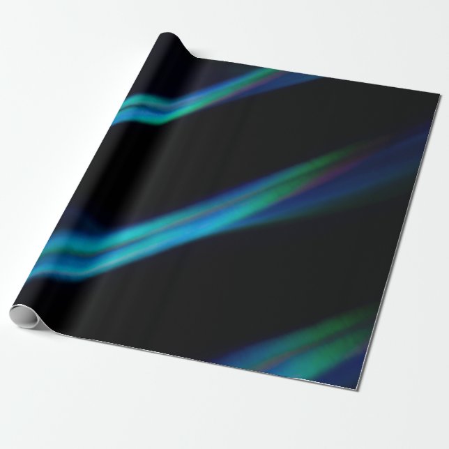 Papel de envolvimiento de shimmer | Bodas de lujo (Desenrollado)