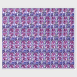 Papel de envolvimiento de sirena marica morada