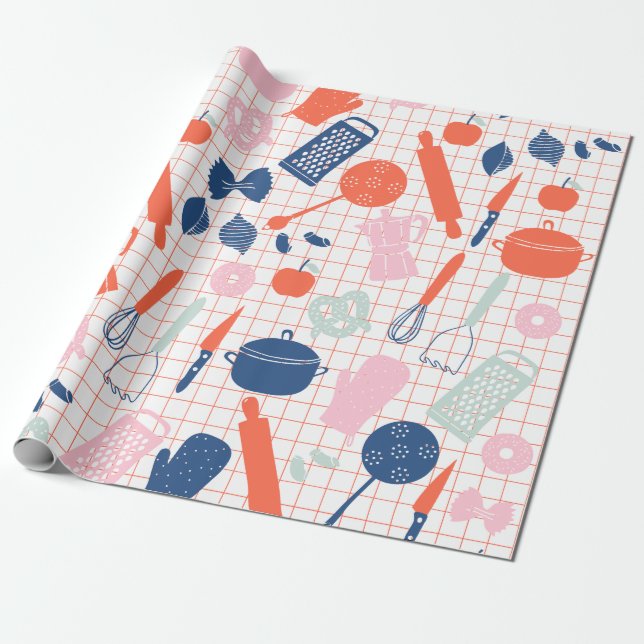Papel de envolvimiento de sobres de cocina (Desenrollado)