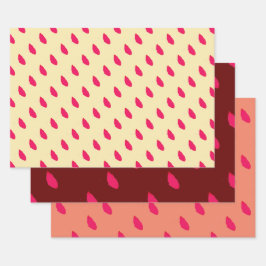 Papel de envolvimiento de sombra de flamenco conju