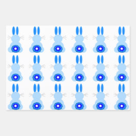 Papel de envolvimiento de surtido de conejo de pas