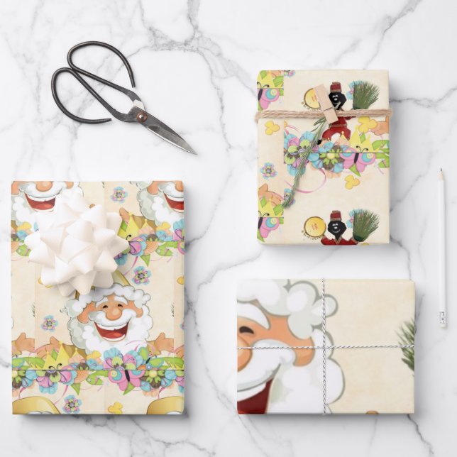 Papel de envolvimiento de temas de Nouruz (Anverso)