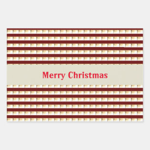 Papel de envolvimiento de tiras de caña de vintage