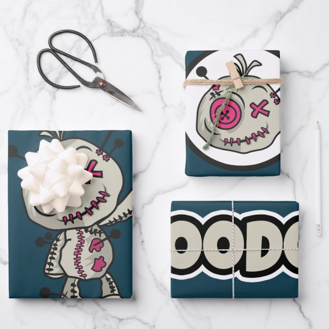 Papel de envolvimiento de tokens de vudú conjunto  (Anverso)