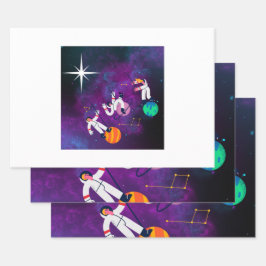 Papel de envolvimiento de tres reyes