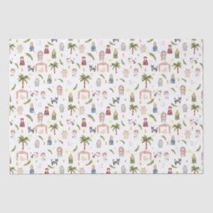 Papel de envolvimiento de vacaciones de los Navida