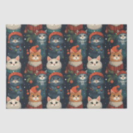 Papel de envolvimiento de vacaciones para gatos fe