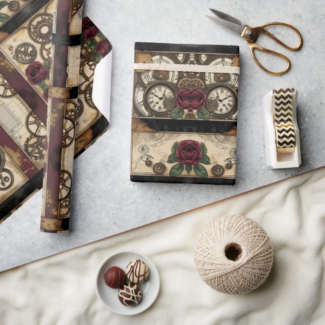 Papel de envolvimiento de vapor mecánico (Artesanía)