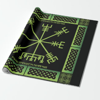 Papel de envolvimiento de vegetación celta