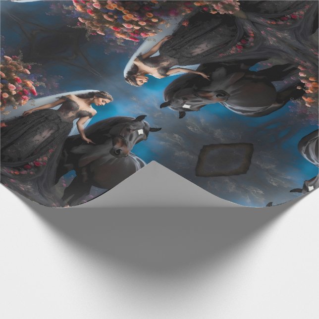 Papel de envolvimiento de vida silvestre y natural (Esquina)