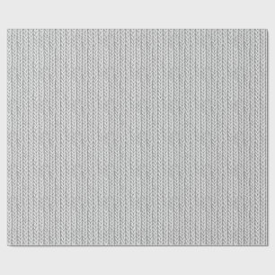 Papel de envolvimiento de yarn blanco de punto