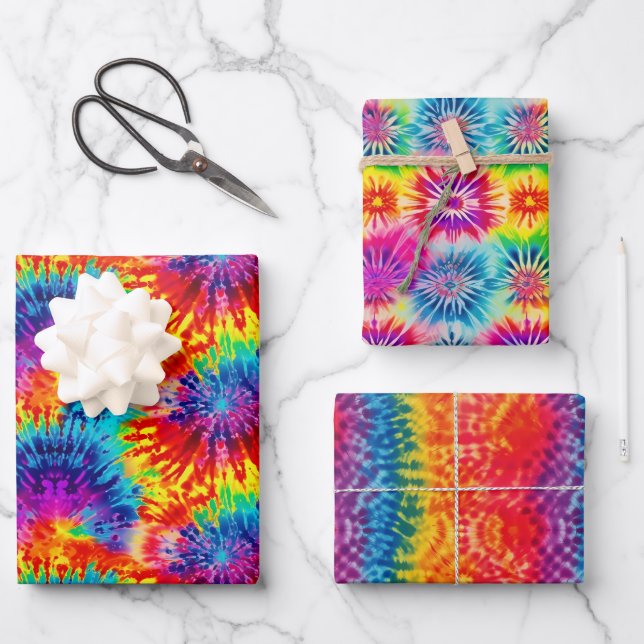 Papel de envolvimiento del arcoiris del tinte de l (Anverso)