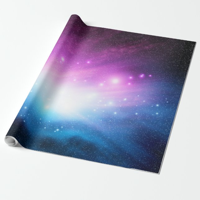 Papel de envolvimiento del cielo de la galaxia del (Desenrollado)
