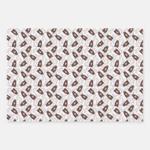 Papel de envolvimiento del Día de la Groundhog