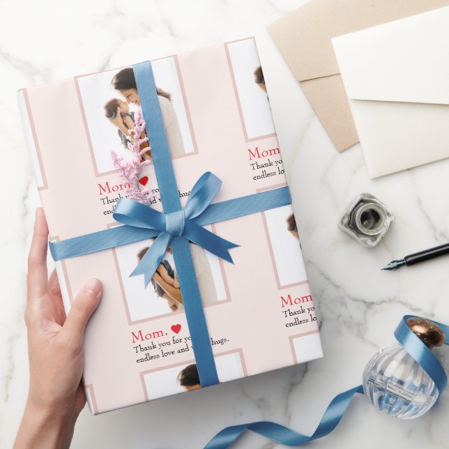 Papel de envolvimiento del día de la madre pastel  (Regalar)