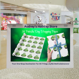 Papel de envolvimiento del Día de San Patricio