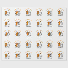 Papel de envolvimiento del Día del Perro Feliz - r