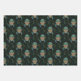 Papel de envolvimiento del lobo de enrollado para 