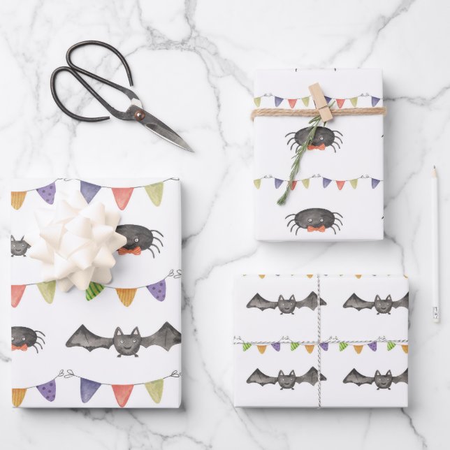 Papel de envolvimiento del patrón de araña de murc (Anverso)