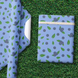 Papel de envolvimiento del patrón de arándano