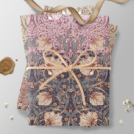 Papel de envolvimiento del patrón floral Morris Pi