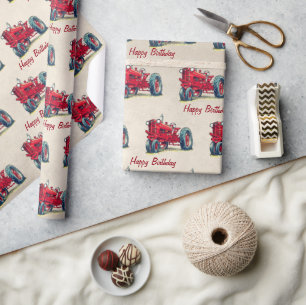 Papel de envolvimiento del tractor de la granja ro