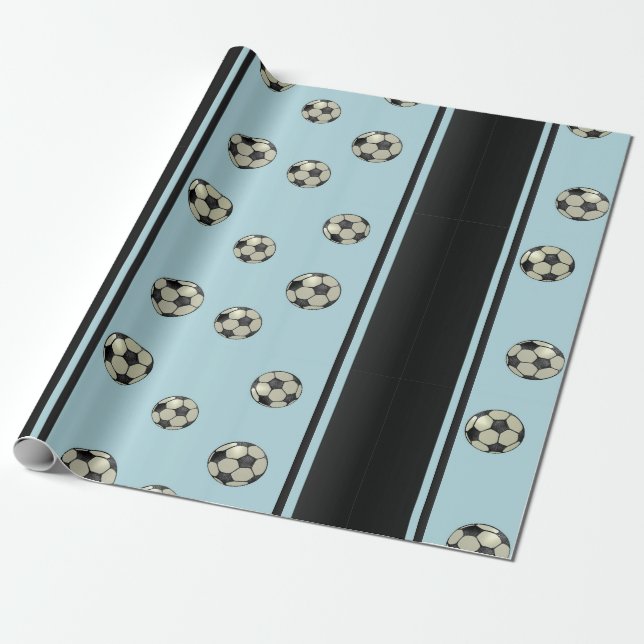 Papel de envolvimiento deportivo para bolas de fút (Desenrollado)