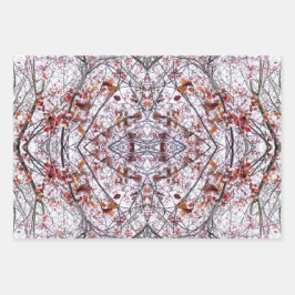 Papel de envolvimiento: diseño de flores de cerezo