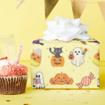 Papel de envolvimiento divertido de Halloween espe