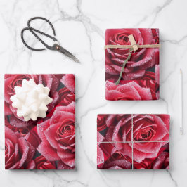 Papel de envolvimiento elegante de patrón rosa de 