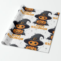 Papel de envolvimiento feliz de Halloween