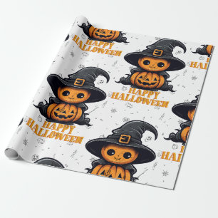 Papel de envolvimiento feliz de Halloween