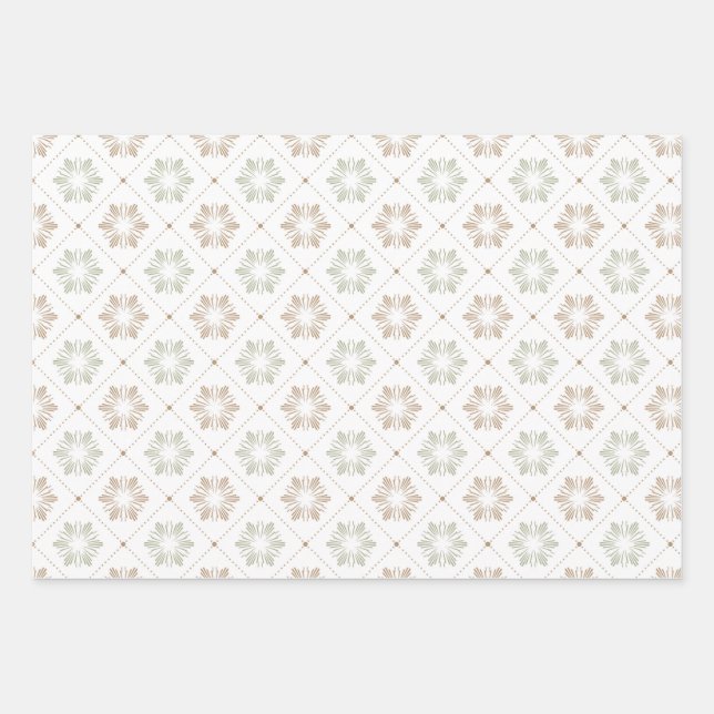Papel de envolvimiento floral (Anverso)