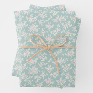 Papel de envolvimiento floral