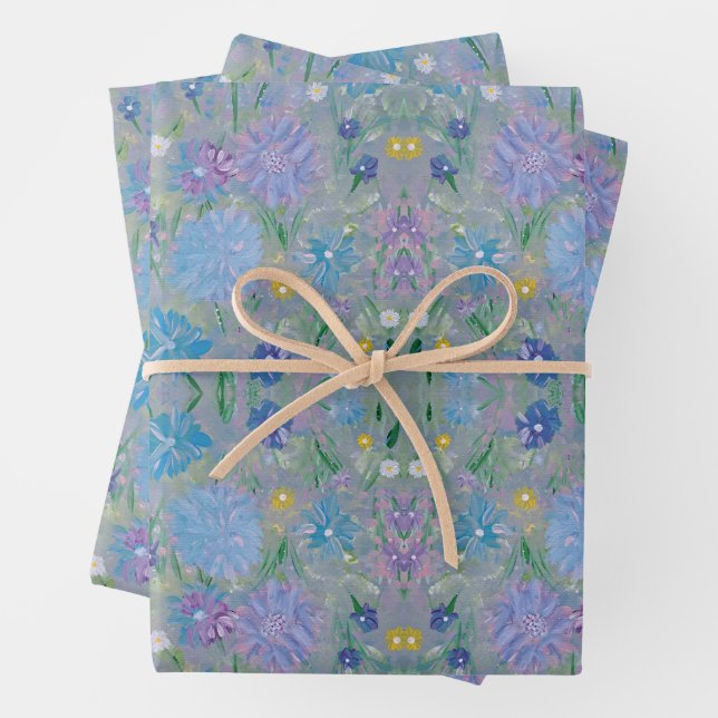 Papel de envolvimiento floral dulce de pea (In situ)