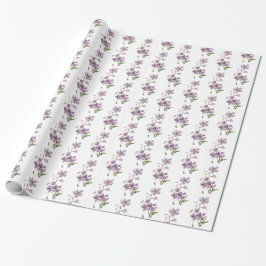 Papel de envolvimiento floral pequeño - Flor delga