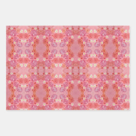 Papel de envolvimiento floral Rosa al atardecer