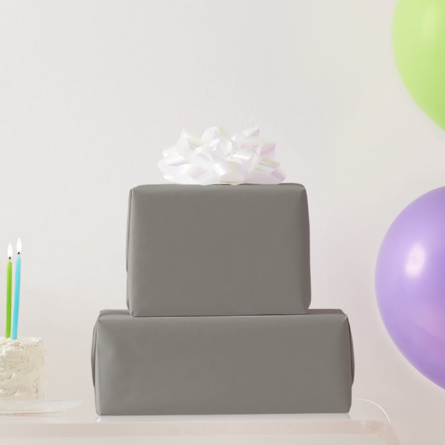 Papel de envolvimiento gris de piedra (Regalos de fiesta)