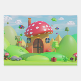 Papel de envolvimiento inspirado en la naturaleza