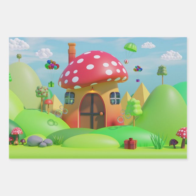 Papel de envolvimiento inspirado en la naturaleza (Anverso)