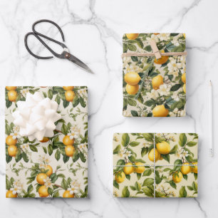 Papel de envolvimiento Lemon Zest