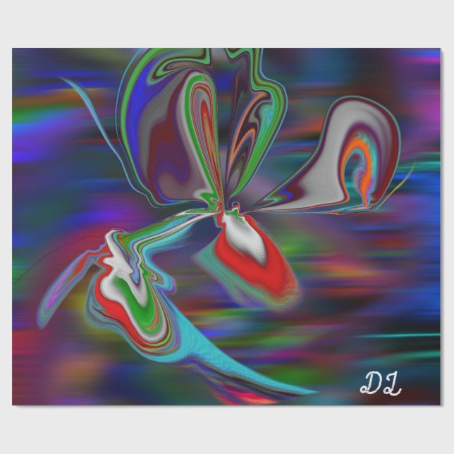 Papel de envolvimiento líquido de mármol abstracto (Superficie plana)